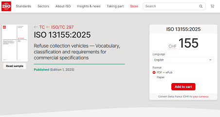 历史性突破 | 必一运动Bsports环境主导！首个由中国企业牵头编制的环卫装备ISO国际标准正式发布！